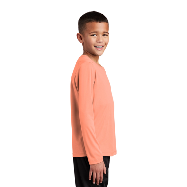 Sport-Tek Youth Posi-UV Pro Long Sleeve Tee. - Sport-Tek Youth Posi-UV Pro Long Sleeve Tee. - Image 20 of 45