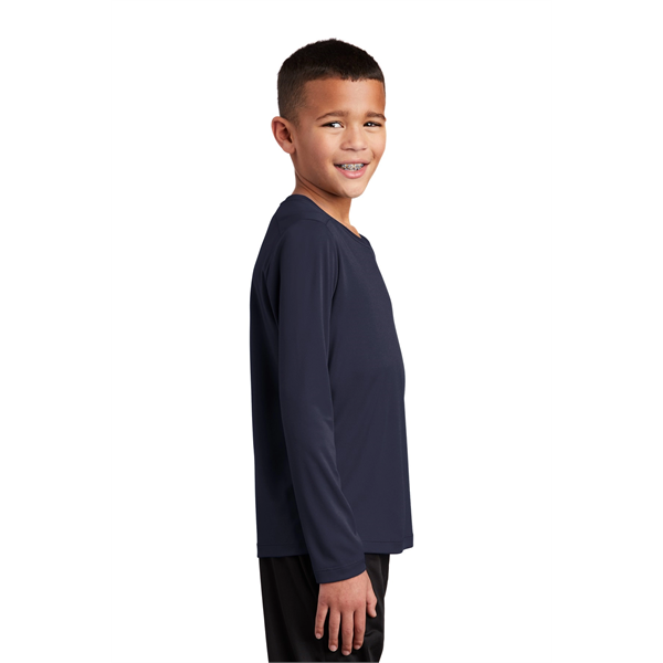 Sport-Tek Youth Posi-UV Pro Long Sleeve Tee. - Sport-Tek Youth Posi-UV Pro Long Sleeve Tee. - Image 24 of 45