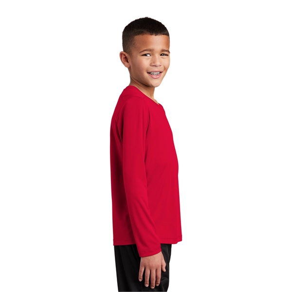 Sport-Tek Youth Posi-UV Pro Long Sleeve Tee. - Sport-Tek Youth Posi-UV Pro Long Sleeve Tee. - Image 28 of 45