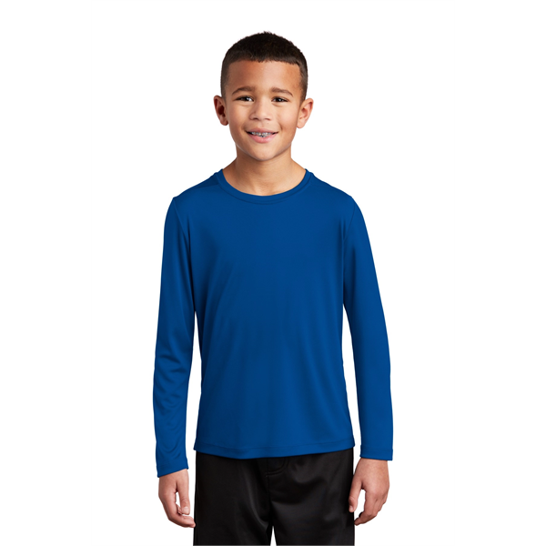 Sport-Tek Youth Posi-UV Pro Long Sleeve Tee. - Sport-Tek Youth Posi-UV Pro Long Sleeve Tee. - Image 45 of 45