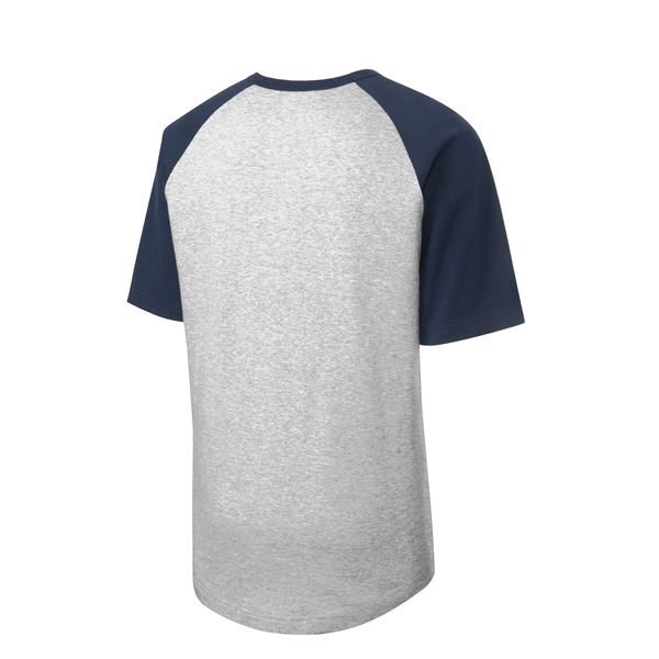 Sport-Tek Youth Short Sleeve Colorblock Raglan Jersey. - Sport-Tek Youth Short Sleeve Colorblock Raglan Jersey. - Image 12 of 30