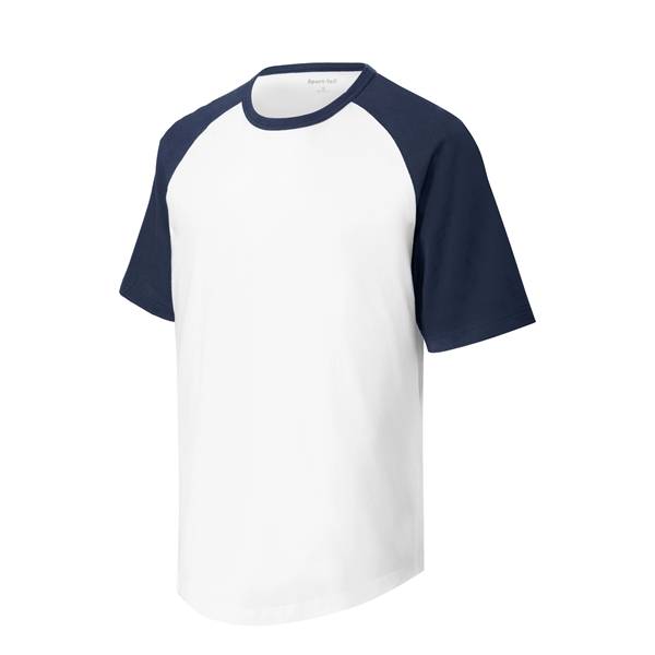 Sport-Tek Youth Short Sleeve Colorblock Raglan Jersey. - Sport-Tek Youth Short Sleeve Colorblock Raglan Jersey. - Image 21 of 30