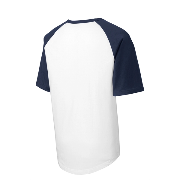 Sport-Tek Youth Short Sleeve Colorblock Raglan Jersey. - Sport-Tek Youth Short Sleeve Colorblock Raglan Jersey. - Image 22 of 30