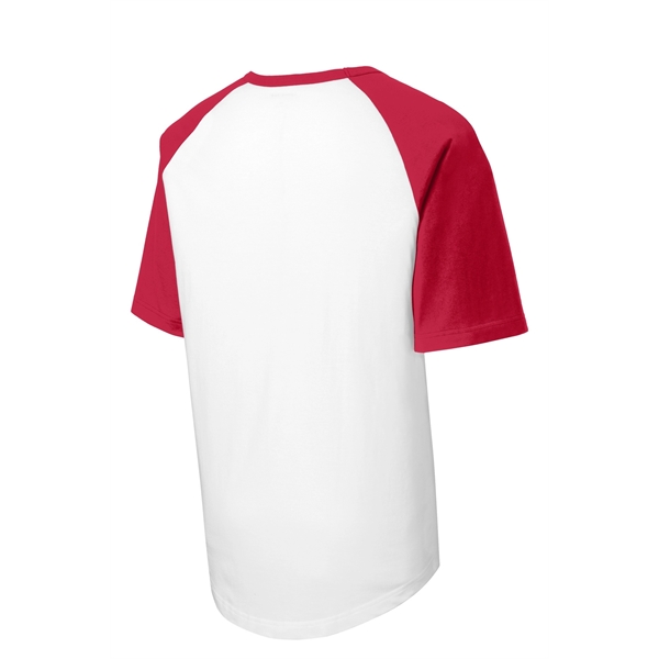 Sport-Tek Youth Short Sleeve Colorblock Raglan Jersey. - Sport-Tek Youth Short Sleeve Colorblock Raglan Jersey. - Image 26 of 30