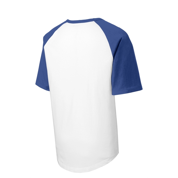 Sport-Tek Youth Short Sleeve Colorblock Raglan Jersey. - Sport-Tek Youth Short Sleeve Colorblock Raglan Jersey. - Image 30 of 30