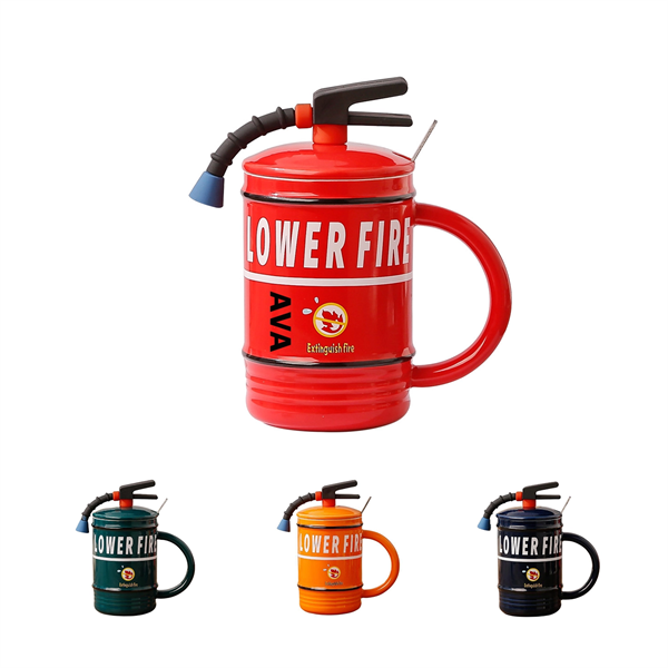 Wacky Fire Extinguisher-Shaped Mug - Wacky Fire Extinguisher-Shaped Mug - Image 0 of 1