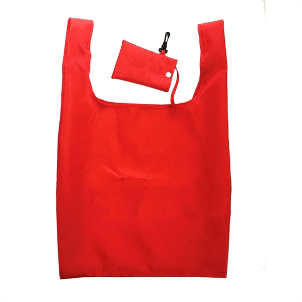 Oxford Folding T-Shirt Style Grocery Shopping Tote Bag - Oxford Folding T-Shirt Style Grocery Shopping Tote Bag - Image 1 of 6