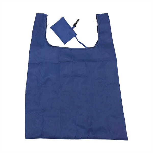 Oxford Folding T-Shirt Style Grocery Shopping Tote Bag - Oxford Folding T-Shirt Style Grocery Shopping Tote Bag - Image 4 of 6