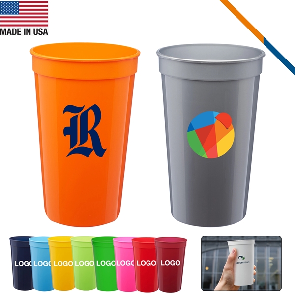 Domipo Plastic Stadium Cup - 22 OZ. - Domipo Plastic Stadium Cup - 22 OZ. - Image 0 of 12