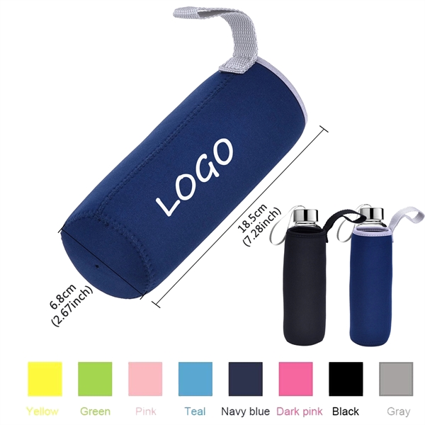 Neoprene Water Bottle Sleeve - Neoprene Water Bottle Sleeve - Image 1 of 4