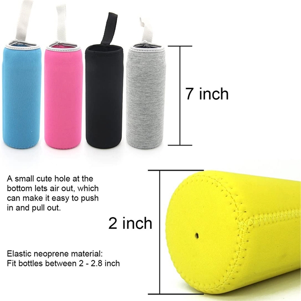 Neoprene Water Bottle Sleeve - Neoprene Water Bottle Sleeve - Image 3 of 4