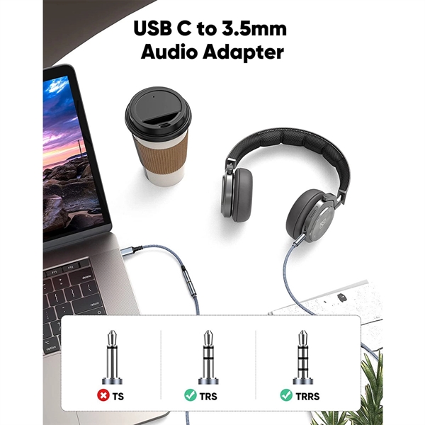 USB Type C to 3.5mm Female Headphone Jack Adapter - USB Type C to 3.5mm Female Headphone Jack Adapter - Image 4 of 4