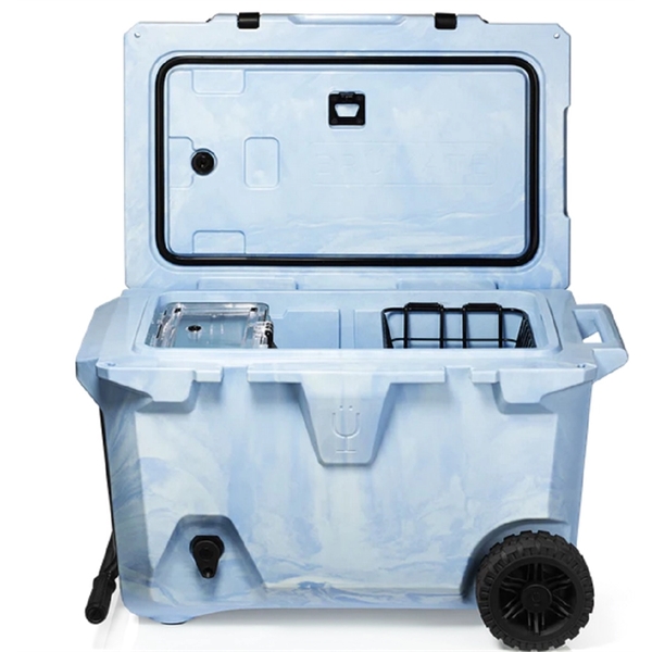 Brumate BruTank 55Quart Rolling Cooler in Blue and White Swi - Brumate BruTank 55Quart Rolling Cooler in Blue and White Swi - Image 2 of 3