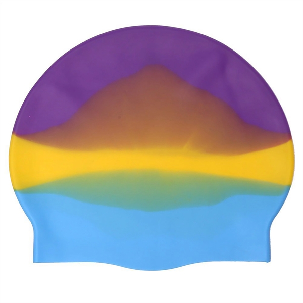 Kids Silicone Swim Cap - Kids Silicone Swim Cap - Image 1 of 8