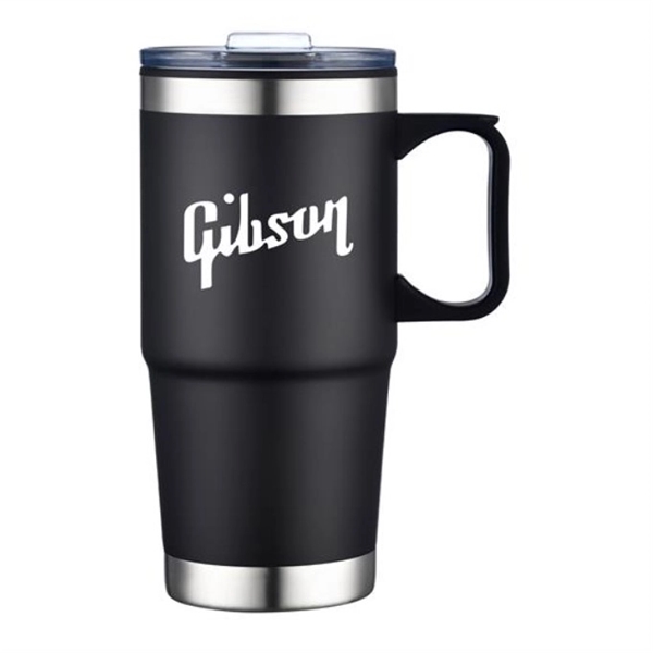 24 oz. Affordable Stainless Steel Mug w/ PP Liner and Handle - 24 oz. Affordable Stainless Steel Mug w/ PP Liner and Handle - Image 4 of 4