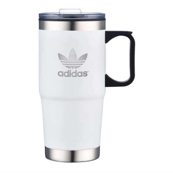 24 oz. Affordable Stainless Steel Mug w/ PP Liner and Handle - 24 oz. Affordable Stainless Steel Mug w/ PP Liner and Handle - Image 3 of 4
