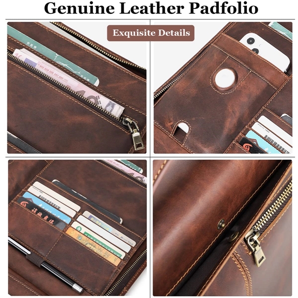 Genuine Leather Padfolio - Genuine Leather Padfolio - Image 2 of 3