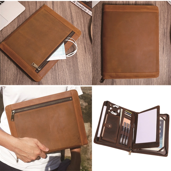 Genuine Leather Padfolio - Genuine Leather Padfolio - Image 7 of 8