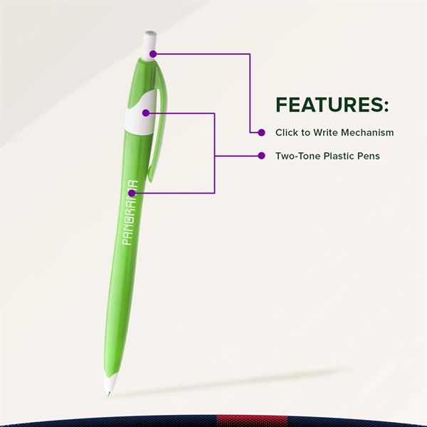 Fedor Black Ink Plastic Pens - Fedor Black Ink Plastic Pens - Image 1 of 6