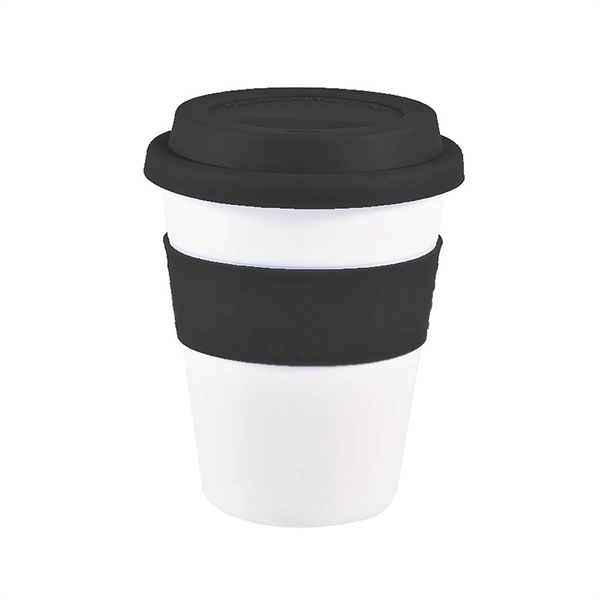 12oz Travel Coffee Cup with Lid - 12oz Travel Coffee Cup with Lid - Image 3 of 9