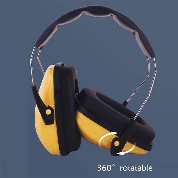 Adjustable Hearing Protection Ear Muffs for Noise Reduction - Adjustable Hearing Protection Ear Muffs for Noise Reduction - Image 2 of 6
