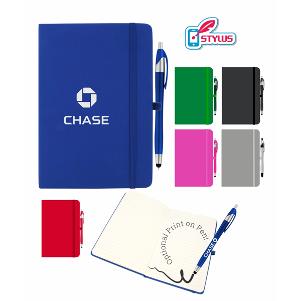 Union Printed, "Royal" Eco Journal w/ Stylus Pen - Union Printed, "Royal" Eco Journal w/ Stylus Pen - Image 0 of 2