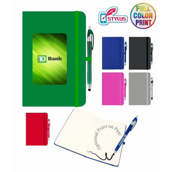 Union Printed, "Royal" Eco Journal w/ Stylus Pen - Union Printed, "Royal" Eco Journal w/ Stylus Pen - Image 1 of 2