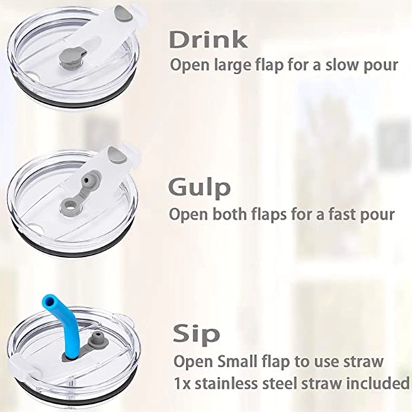 32 Oz Mug Tumbler With Handle And Straw - 32 Oz Mug Tumbler With Handle And Straw - Image 2 of 2