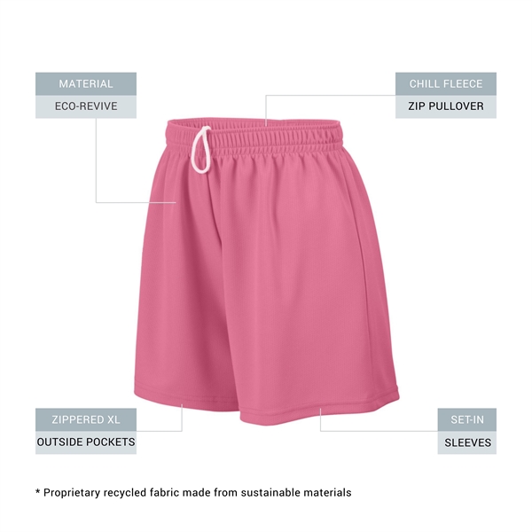 Girls Wicking Mesh Short - Girls Wicking Mesh Short - Image 13 of 16