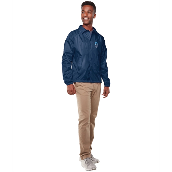 Adult Nylon Coach's Jacket/Lined - Adult Nylon Coach's Jacket/Lined - Image 14 of 17