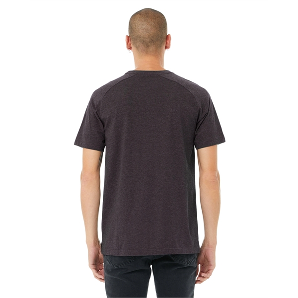 Bella + Canvas Men's Heather CVC Raglan T-Shirt - Bella + Canvas Men's Heather CVC Raglan T-Shirt - Image 18 of 46