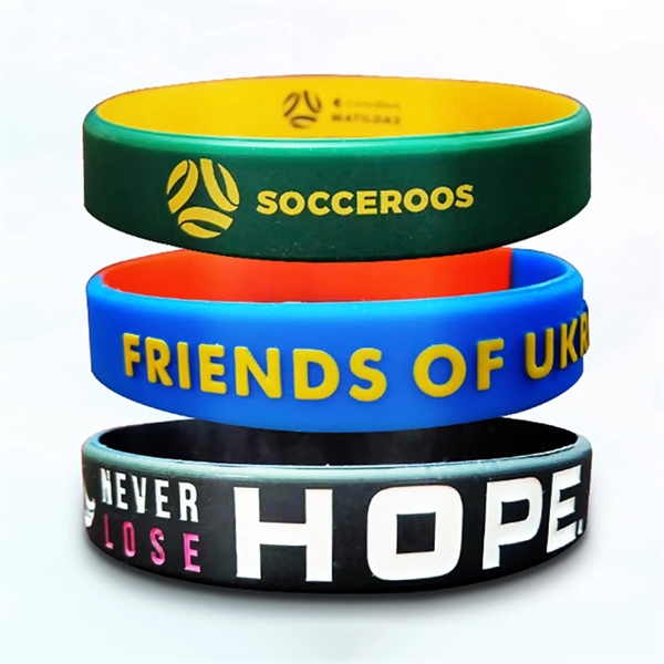 Silicone Bracelets Wristbands For Men Women Gay LGBT - Silicone Bracelets Wristbands For Men Women Gay LGBT - Image 3 of 5