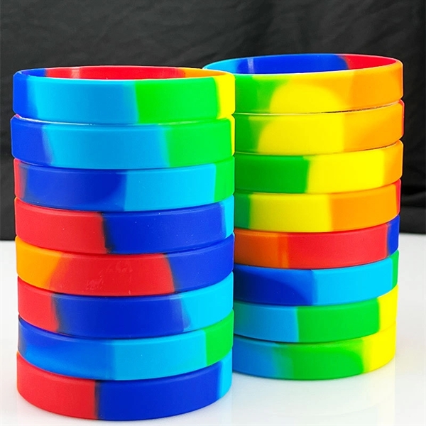 Silicone Bracelets Wristbands For Men Women Gay LGBT - Silicone Bracelets Wristbands For Men Women Gay LGBT - Image 4 of 5