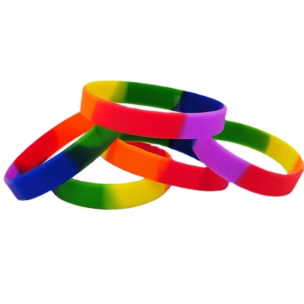 Silicone Bracelets Wristbands For Men Women Gay LGBT - Silicone Bracelets Wristbands For Men Women Gay LGBT - Image 5 of 5