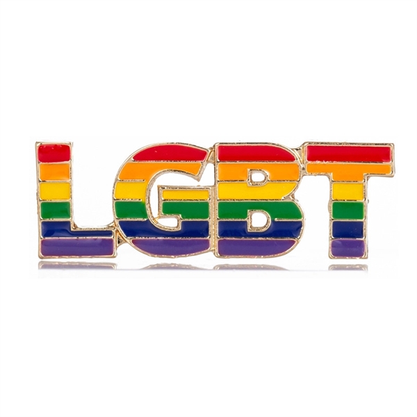 LGBT Rainbow Brooch Lapel Pins Button Badge - LGBT Rainbow Brooch Lapel Pins Button Badge - Image 0 of 2
