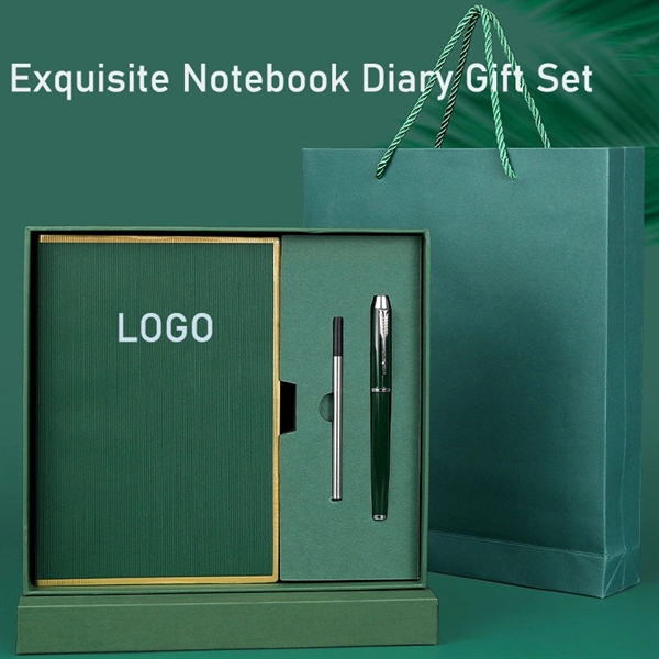 Gift Set Of Business Notebook And Signature Pen - Gift Set Of Business Notebook And Signature Pen - Image 0 of 2
