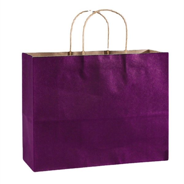 Kraft Paper Shopping Gift Tote Bag - Kraft Paper Shopping Gift Tote Bag - Image 2 of 4
