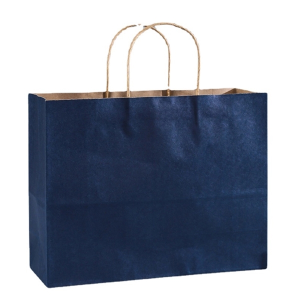 Kraft Paper Shopping Gift Tote Bag - Kraft Paper Shopping Gift Tote Bag - Image 3 of 4