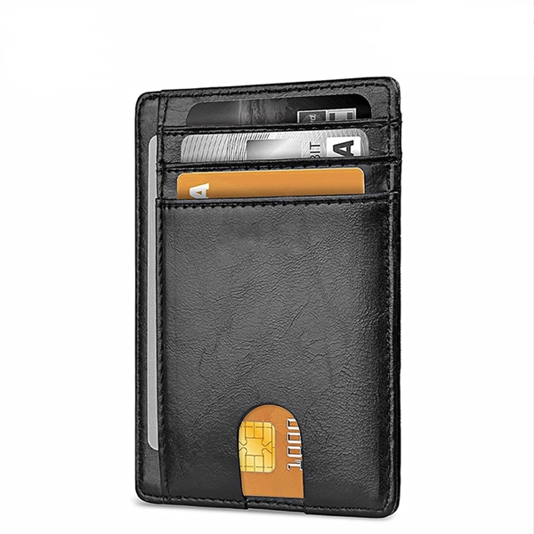 RFID Blocking Slim Wallet - RFID Blocking Slim Wallet - Image 6 of 16