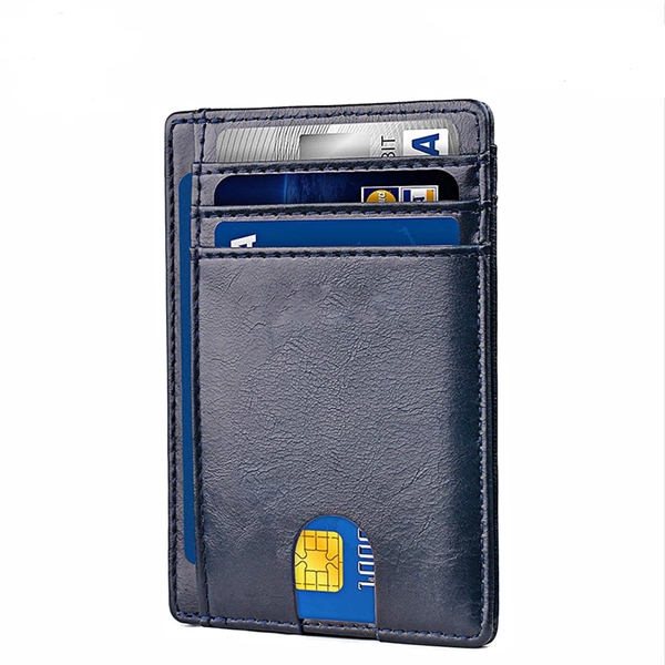 RFID Blocking Slim Wallet - RFID Blocking Slim Wallet - Image 7 of 16