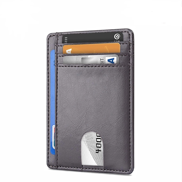 RFID Blocking Slim Wallet - RFID Blocking Slim Wallet - Image 10 of 16