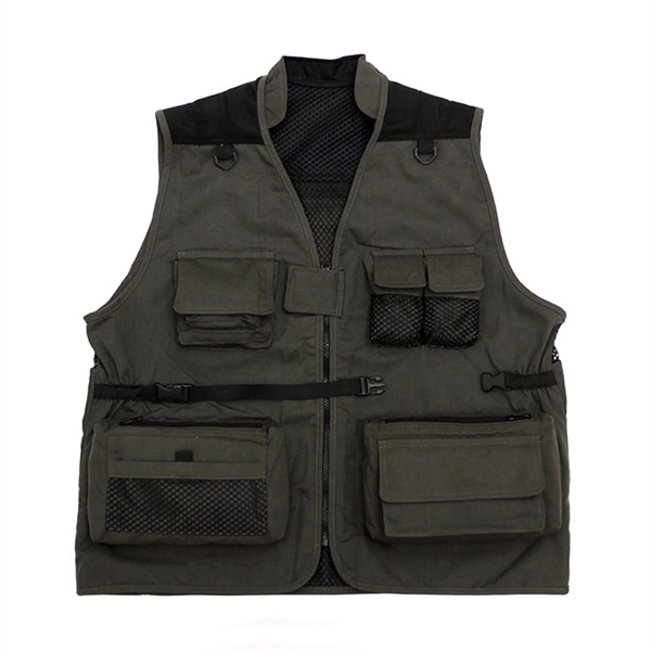 Unisex Photography Fishing Vest - Unisex Photography Fishing Vest - Image 1 of 4