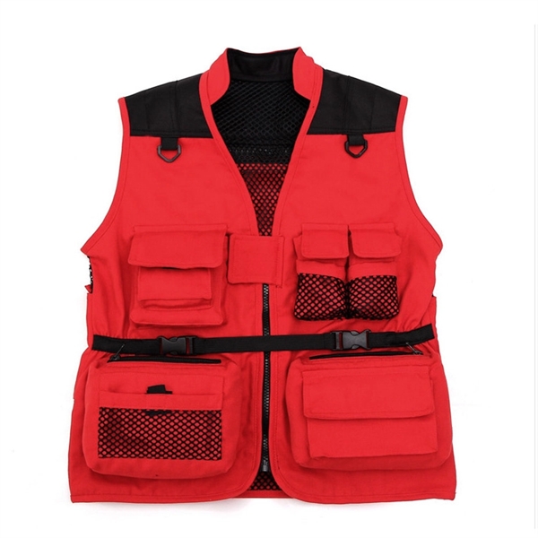 Unisex Photography Fishing Vest - Unisex Photography Fishing Vest - Image 3 of 4