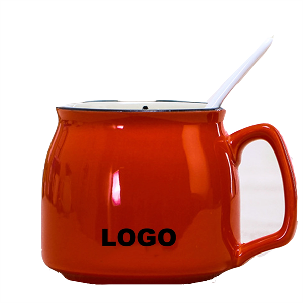 12 oz. Compact Ceramic Coffee Mug w/ Custom Imprint