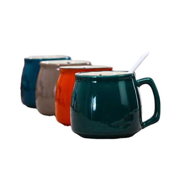 12 oz. Compact Ceramic Coffee Mug w/ Custom Imprint