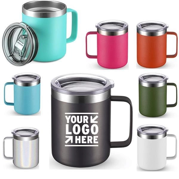 12oz Stainless Steel Insulated Coffee Mug - 12oz Stainless Steel Insulated Coffee Mug - Image 0 of 2