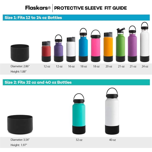 Silicone Anti-Slip Bottle Bottom Sleeve Cover - Silicone Anti-Slip Bottle Bottom Sleeve Cover - Image 14 of 14