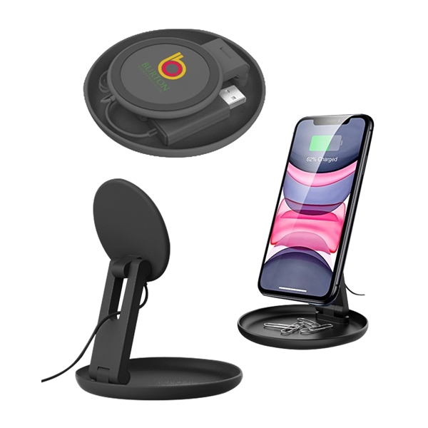 Mag Max Desktop Wireless Charger With Catchall Tray - Mag Max Desktop Wireless Charger With Catchall Tray - Image 3 of 6