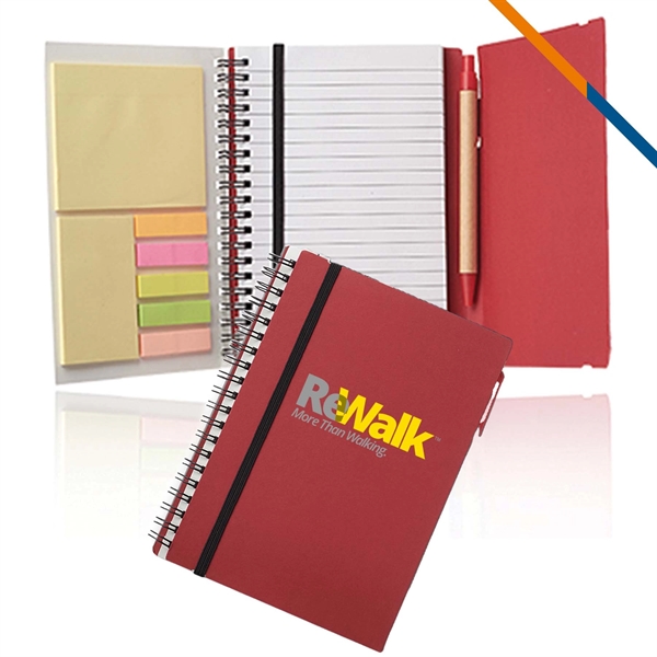 Rabia Elastic Closure Spiral Notebooks - Rabia Elastic Closure Spiral Notebooks - Image 1 of 5