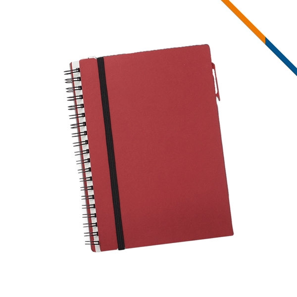 Rabia Elastic Closure Spiral Notebooks - Rabia Elastic Closure Spiral Notebooks - Image 3 of 5